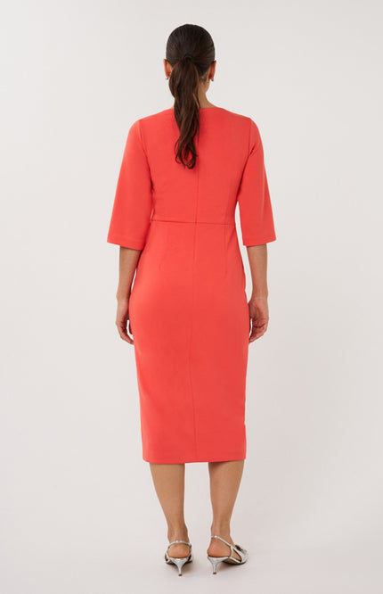 Jurk Knot Chili Red SP26.30007