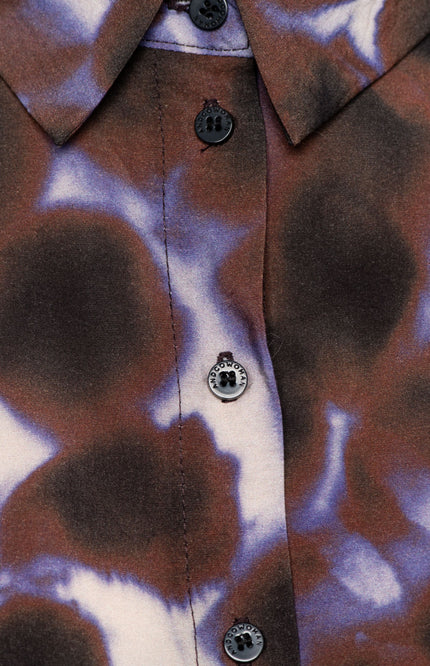 Blouse Avin Purple Tie-Dye Iris Multi BL386