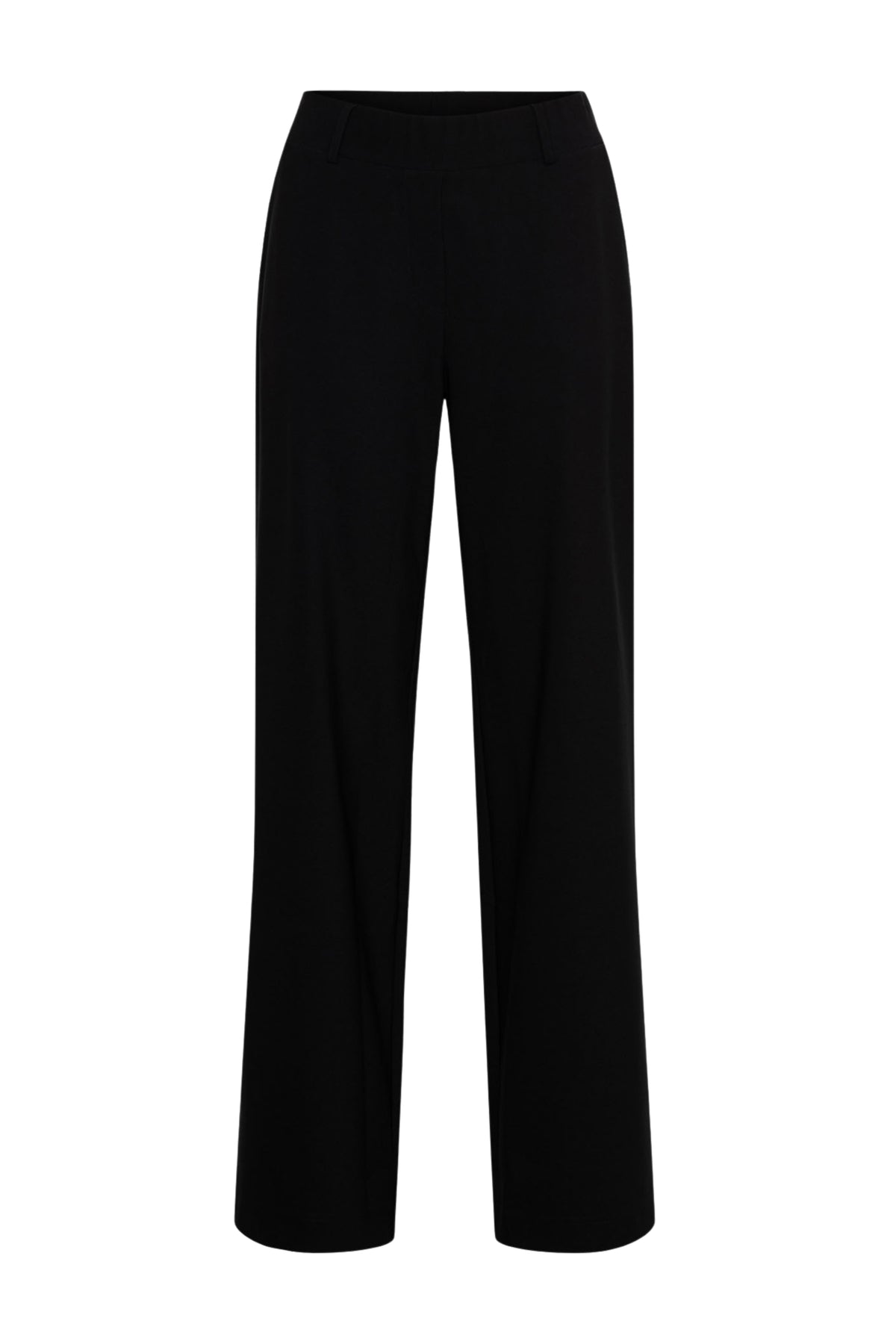 Zwarte Heavy Travel Broek Patrice van &Co woman, comfortabele pasvorm, geschikt voor reizen en dagelijkse activiteiten.