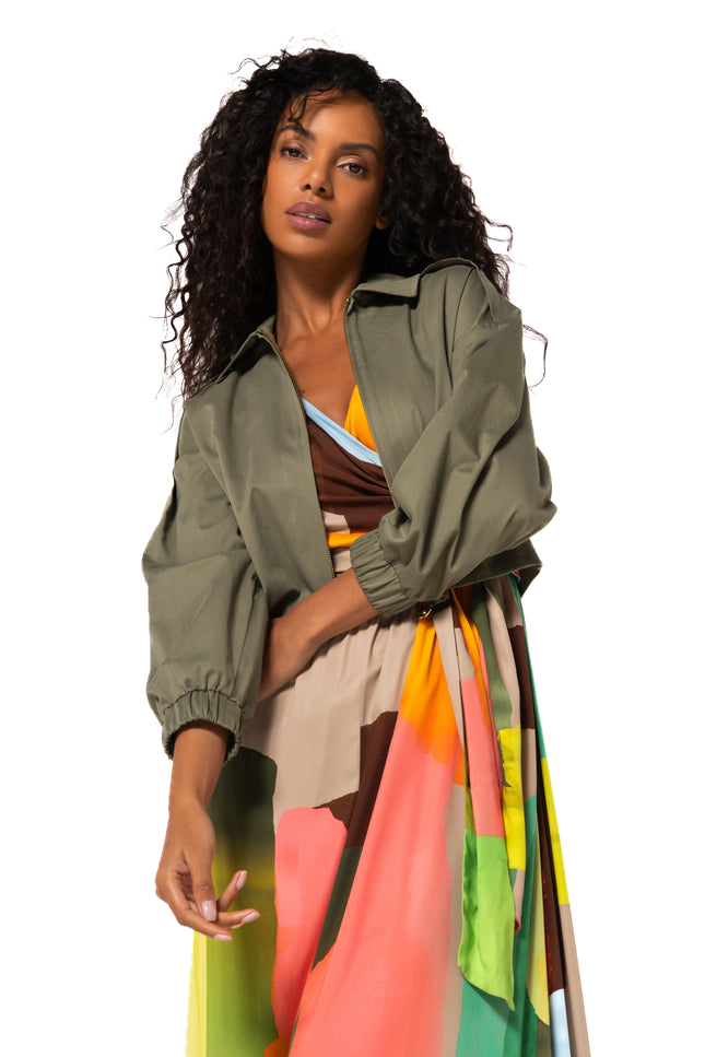 Jacket Bomber Khaki 1825-62