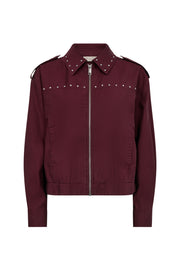 Freequent Fqandy Port Royale jas voor dames met capuchon, donkerblauw, waterafstotend en warm gevoerd.