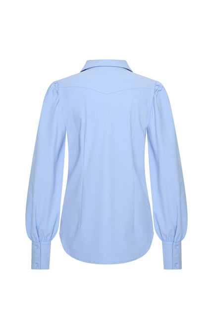 Mi Piace Travel Blouse Lavender Blue 202037 Stretchshop.nl