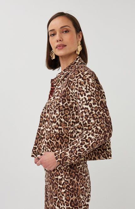 Jacket Jeans Scarlet Leopard Print SP26.12000