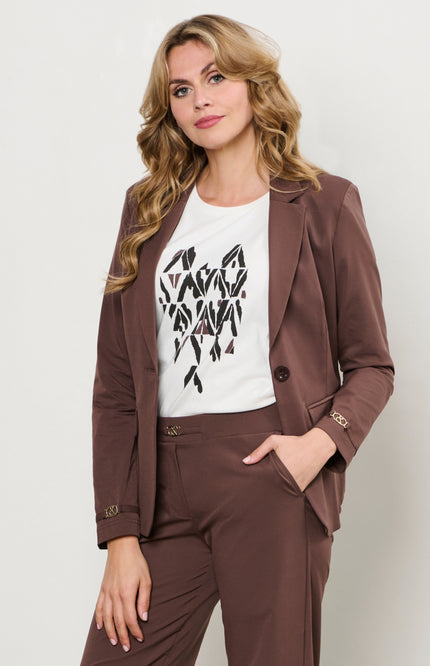 Travel Blazer Presley Chocolate BZ173