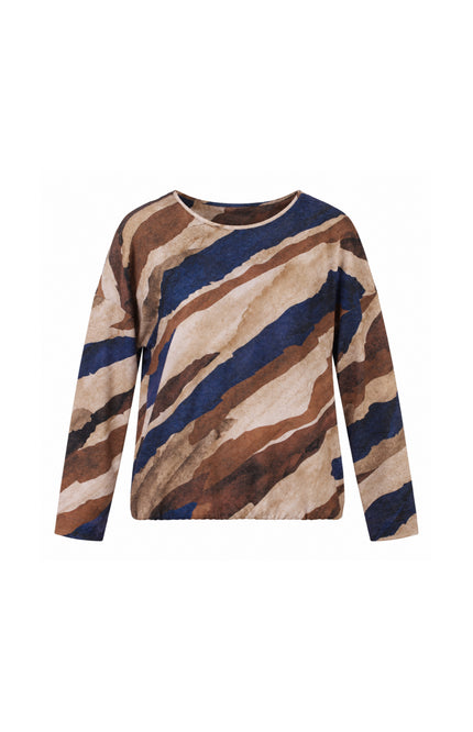 Sweater Cosy Allover Print Jeans 156980