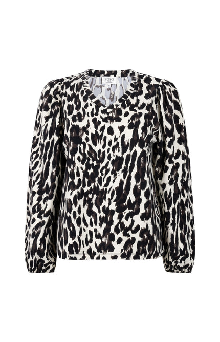 Travel Blouse Nathalie Black Espresso 264