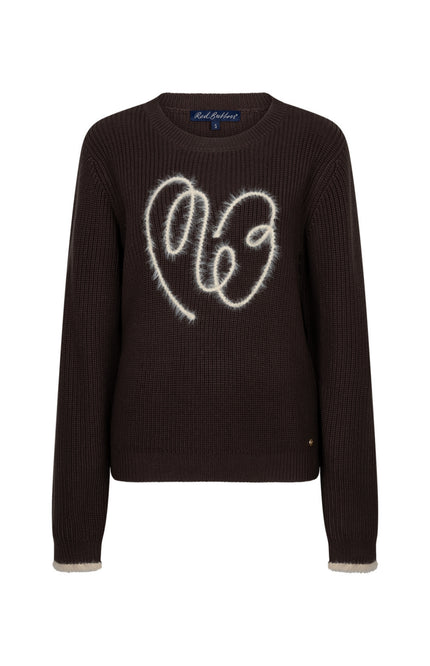 Sweater Ribbon Logo Espresso SRB5139