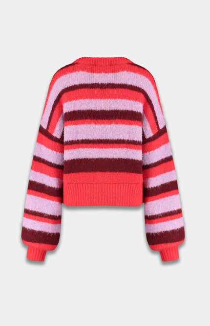 Vest Noor Stripe Multi Lila Love AW25W800