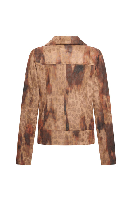 Jacket Faded Leopard Caramel 202738