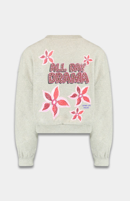 Sweater Alldaydrama Grey Melee AW25Y505