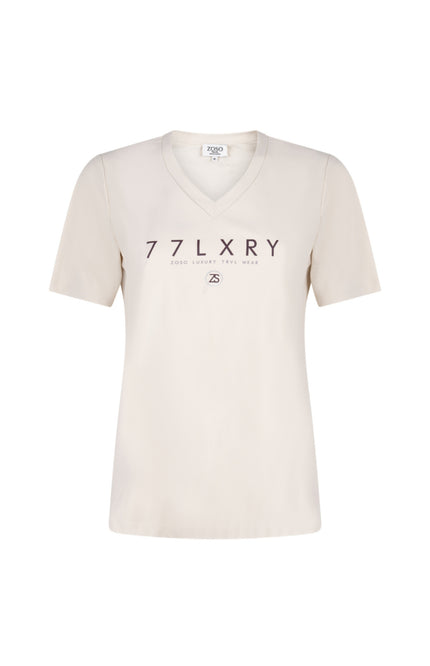 Travel T-Shirt Micky Ivory Espresso 264