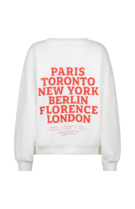 Sweater Cities Offwhite Red SP26.05019