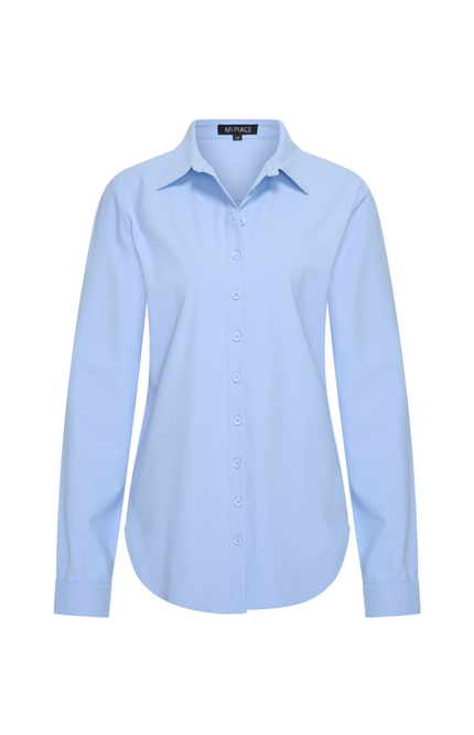 Mi Piace Travel Blouse Lavender Blue 60840 Stretchshop.nl