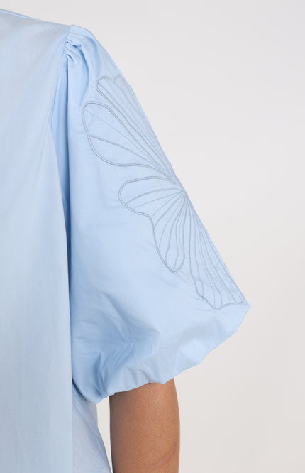 Nukus Blouse Dani Cloudy NKS02214 Stretchshop.nl