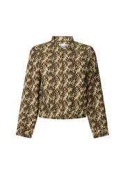 Zoso Sonja Army Multi jas met camouflage patroon en ritssluiting, geschikt voor casual en outdoor gebruik.