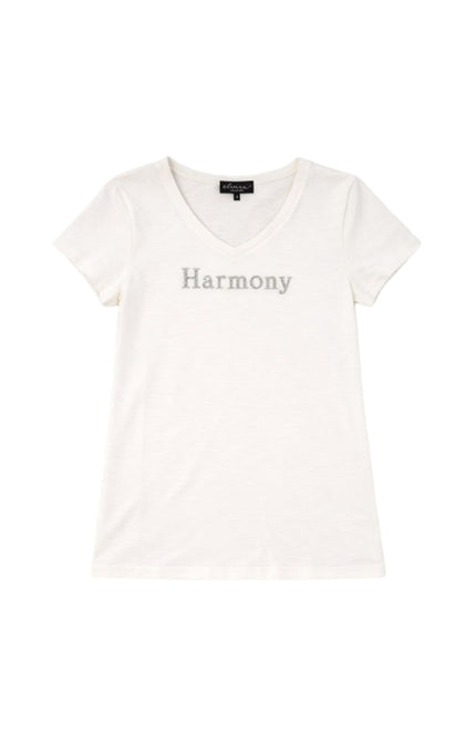 Elvira Casuals T-shirt Harmony Offwhite Silver Stretchshop.nl