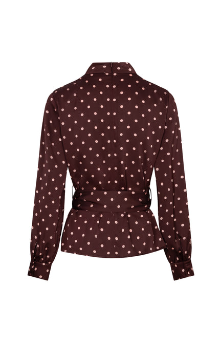Blouse Selya Bordeaux