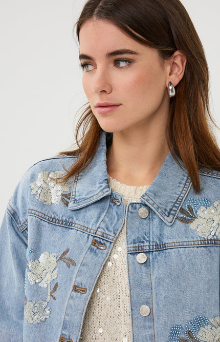 Jacket Artwork Light Jeans BI SP26.12008