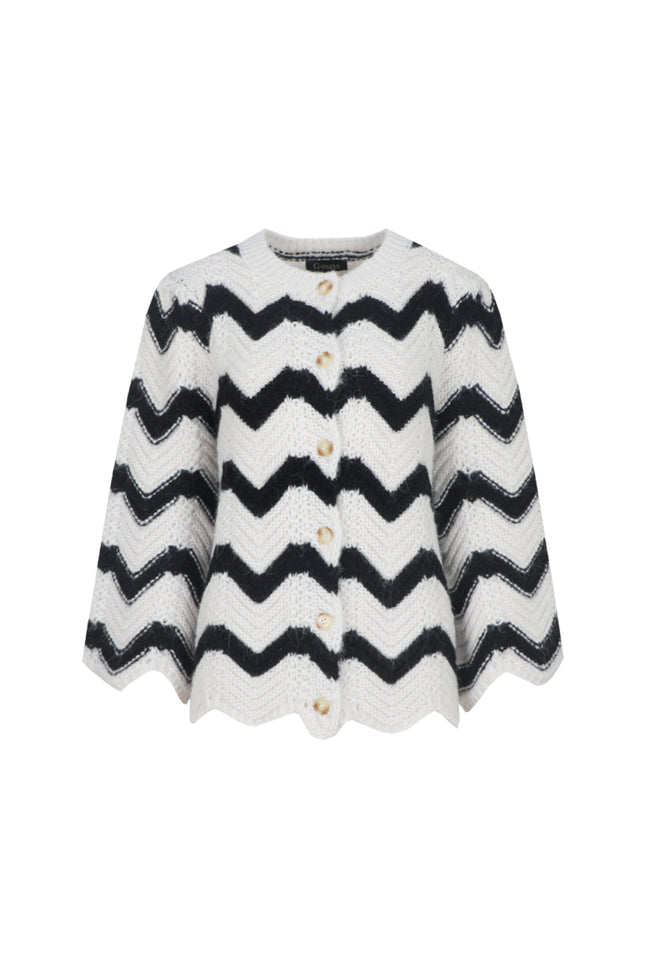 Vest Goldie Knit Sand Black