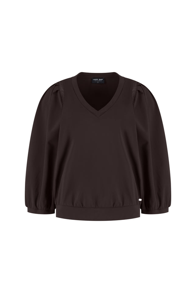 Travel Top Minta Dark Brown L24.375.3518