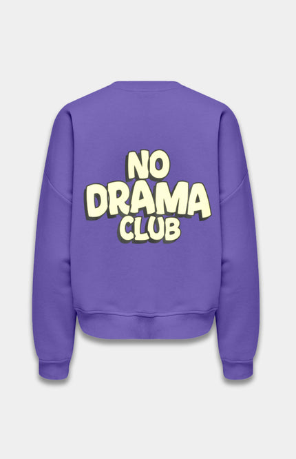 Sweater Nodramaclub Deep Violet AW25Y514