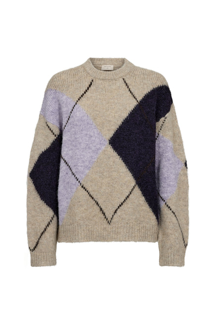 Trui Fqgrslulu Oyster Grey Mel Iris Mel 211714