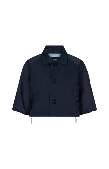 Ibana Jacket Jali Dark Blue Stretchshop.nl