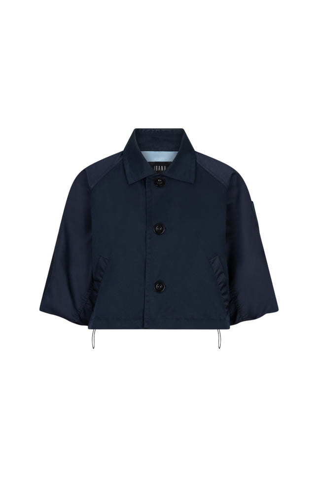 Ibana Jacket Jali Dark Blue Stretchshop.nl