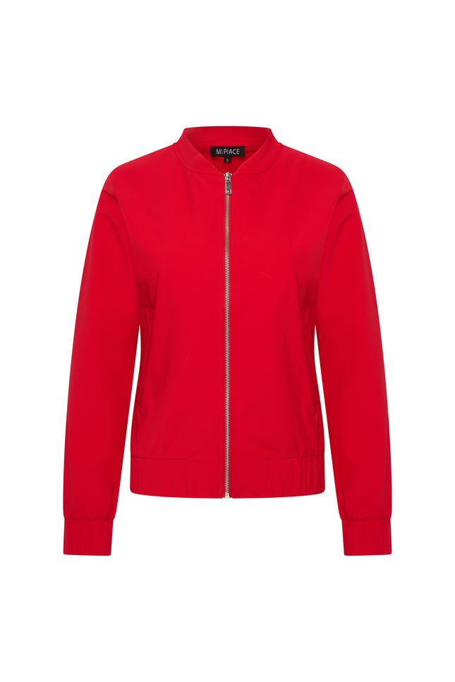 Mi Piace Travel Jacket Red 202463 Stretchshop.nl
