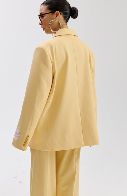Harper & Yve Blazer Anna Light Yellow SS6N222 Stretchshop.nl