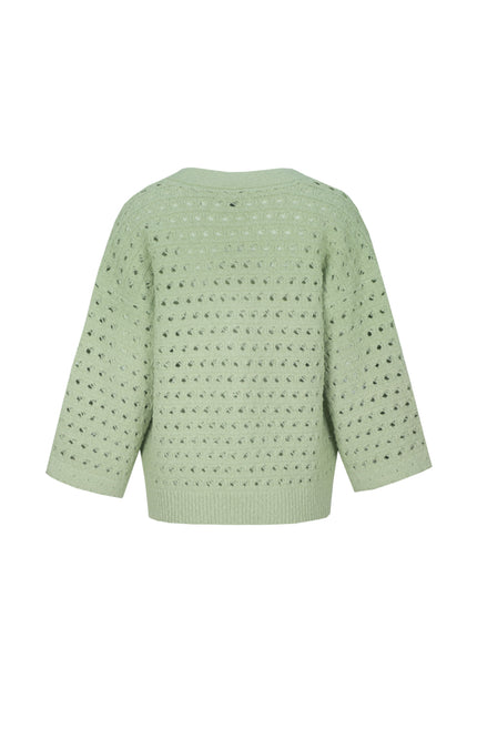 Vest Aliya Knitting Light Moss