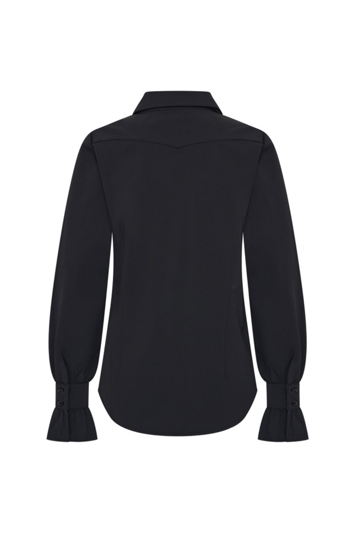 Zwarte Travel blouse van Mi Piace, model 202108