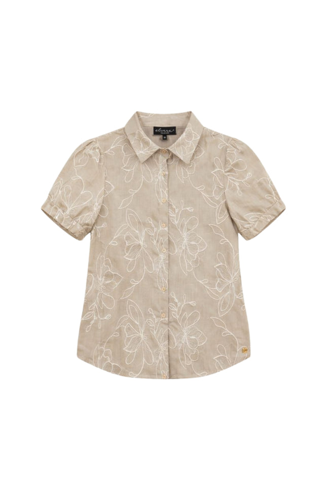 Elvira Casuals Blouse Nadia Sand Stretchshop.nl