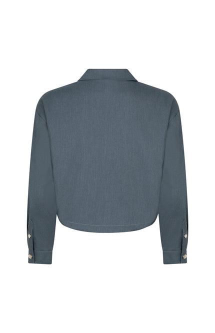 Blouse Kess Denim Blue