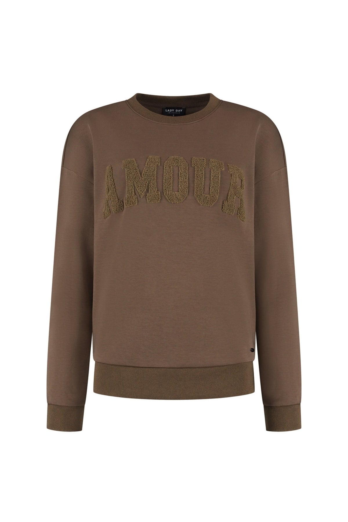 Lady Day Amour Truffle trui met lange mouwen en zachte textuur, geschikt voor casual en stijlvolle outfits