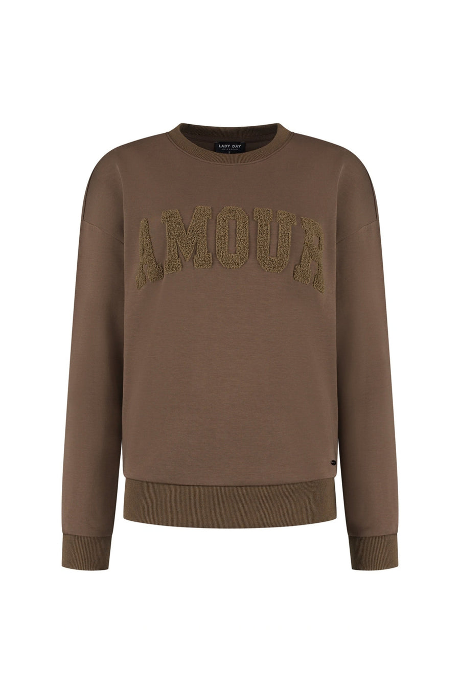 Lady Day Amour Truffle trui met lange mouwen en zachte textuur, geschikt voor casual en stijlvolle outfits