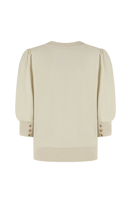 Lady Day Sweater Evie Light Cream L25-301-3175 Stretchshop.nl