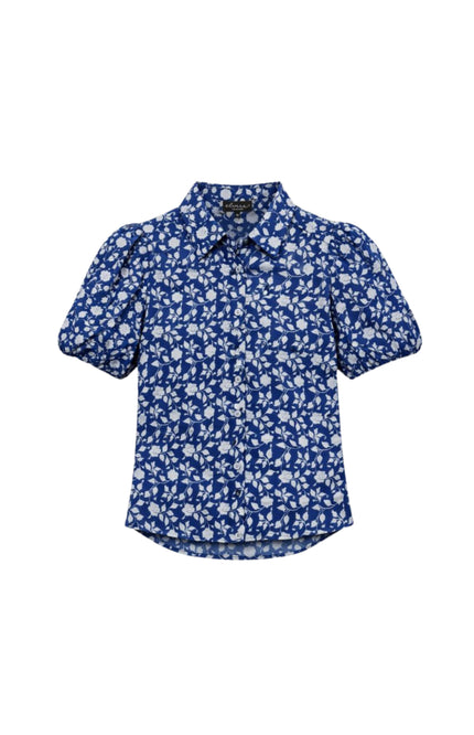 Elvira Casuals Blouse Sophia Greek Flowers Stretchshop.nl