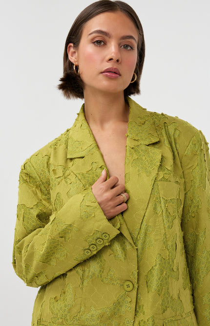 Studio Amaya Blazer Mio Green Stretchshop.nl