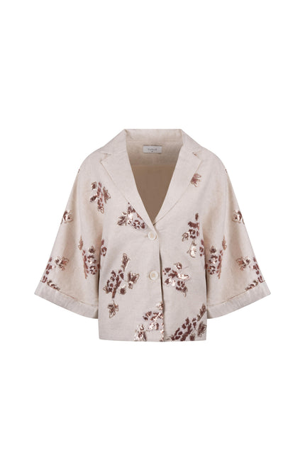 Blazer Bregje Paillet Sand NKS11011
