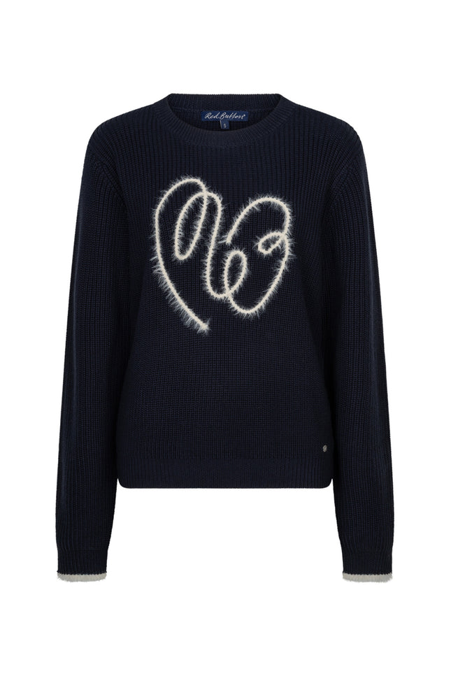 Sweater Ribbon Logo Navy SRB5139