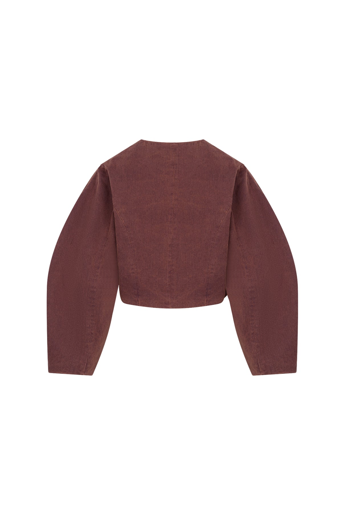 Lichte Bordeaux jacket voor dames van Studio Amaya met mooie details en comfortabele pasvorm.