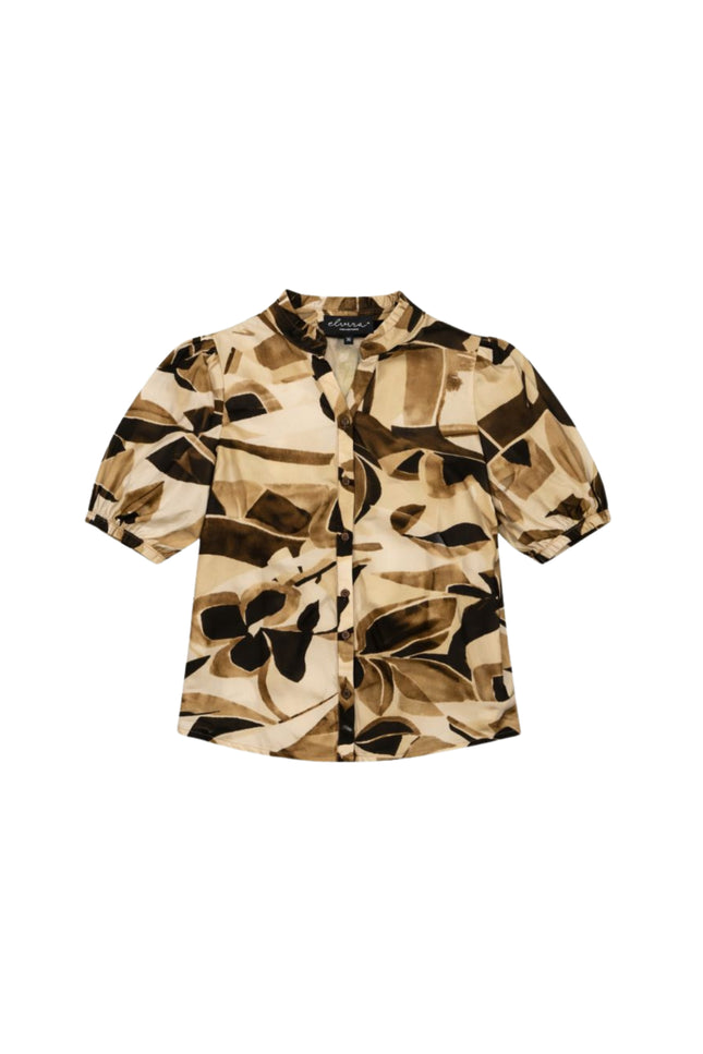 Elvira Casuals Blouse Mira Desert Flower Stretchshop.nl