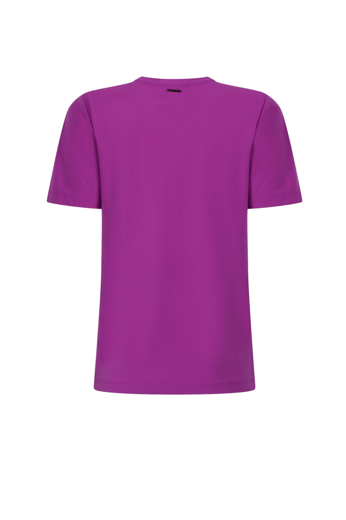 Zoso Travel T-Shirt Vivian Violet 265, lichtpaarse katoenen T-shirt met reisprint en comfortabele pasvorm.