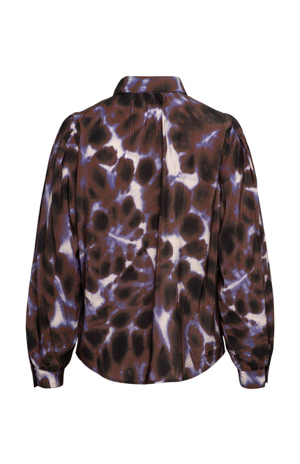 Blouse Avin Purple Tie-Dye Iris Multi BL386