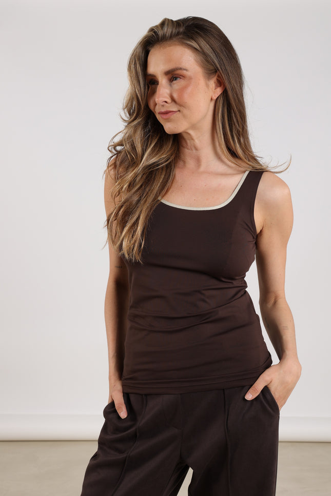 Singlet Juba Dark Chocolate Gold NKS06001