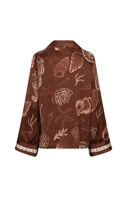 Blouse Tarya Shell Marrón