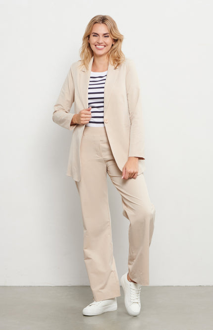 &Co woman Travel Broek Patrice Sand PA264 Stretchshop.nl