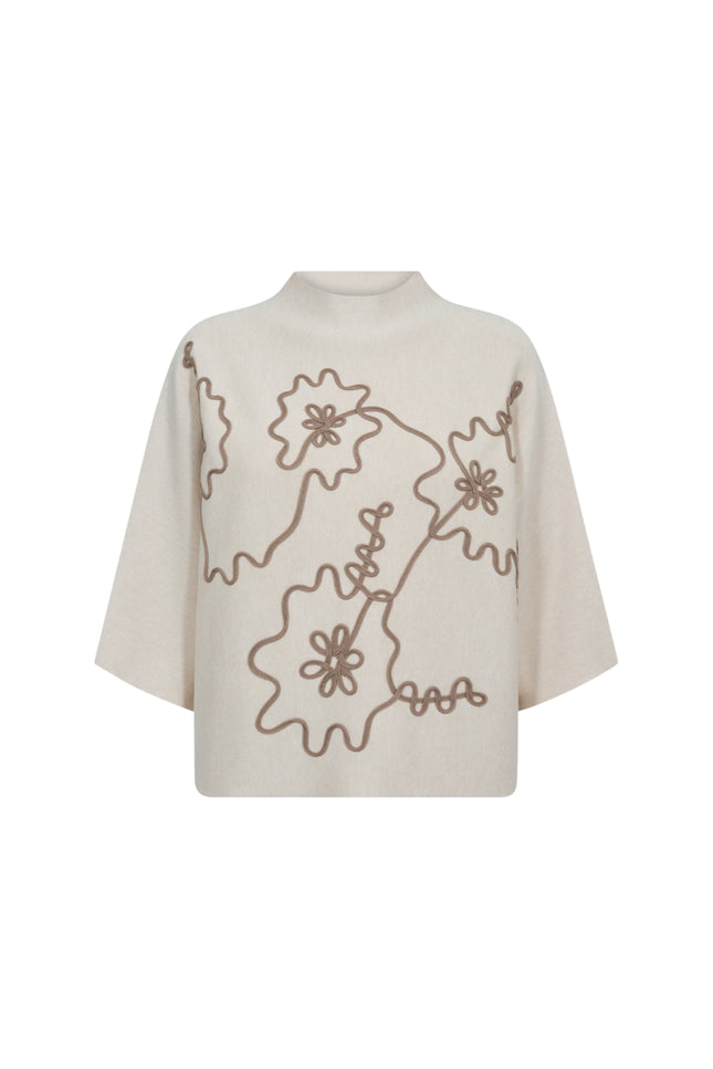 Trui Fqani Moonbeam Melange Desert Taupe 211927