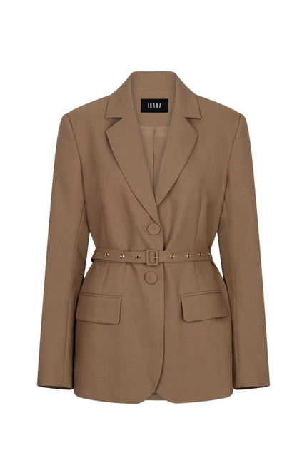 Ibana Blazer Janey Savannah Beige Stretchshop.nl